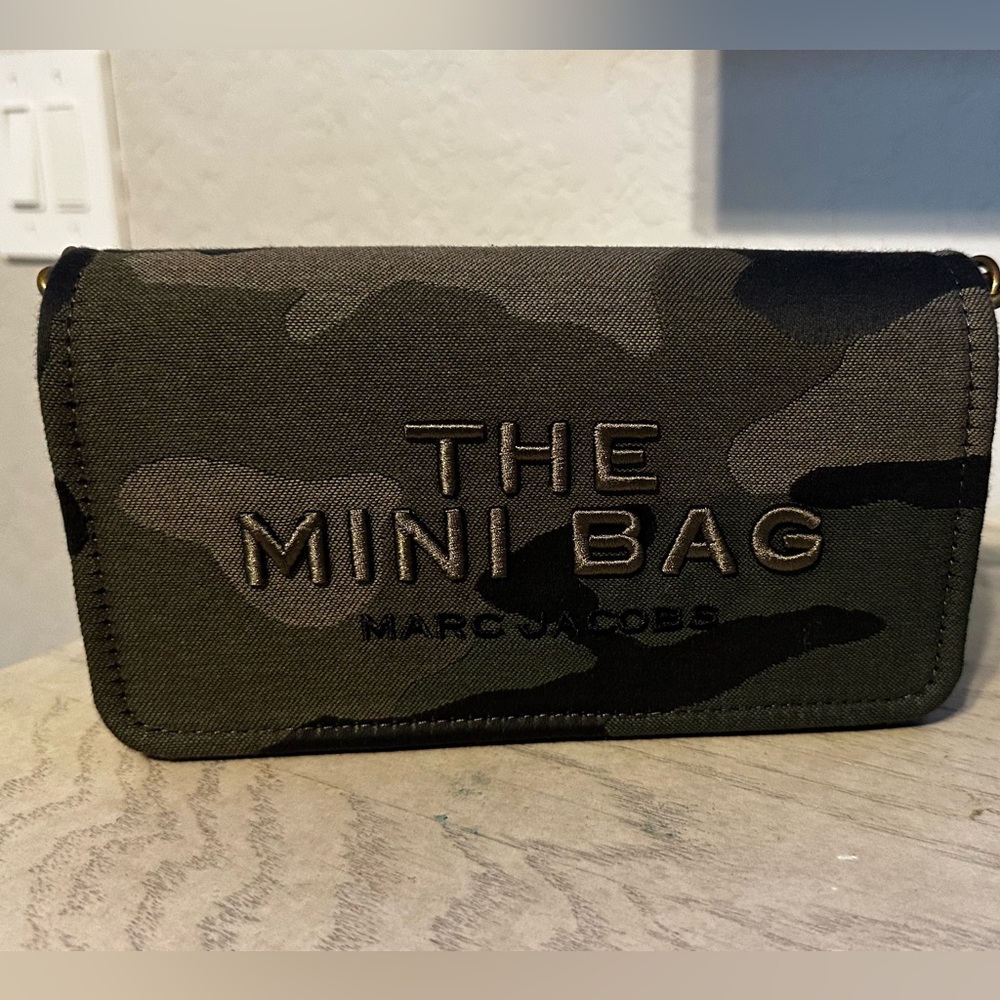 Brand new never worn Marc Jacobs the mini bag (camo)